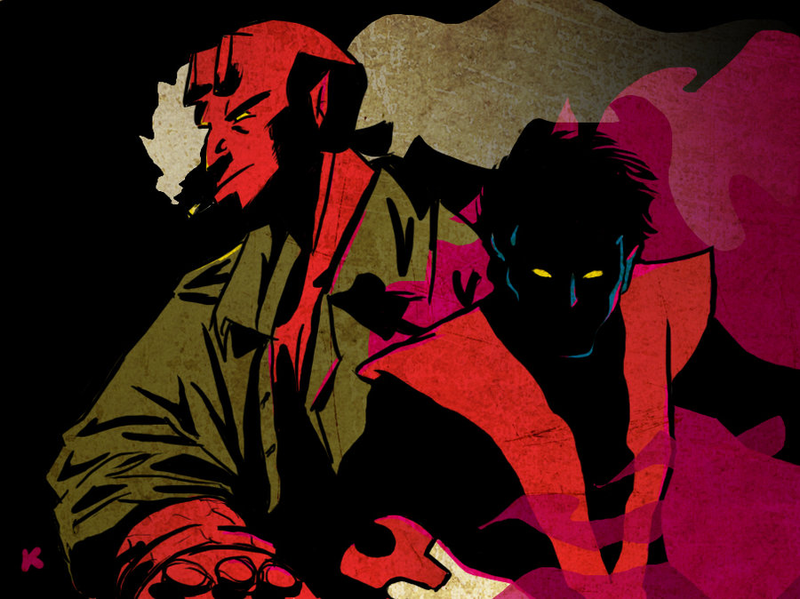 Illustration for article titled The Greatest X-Men Crossover and Mash-Up Art of All Time